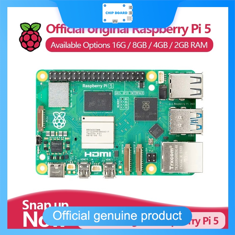 Computador oficial de placa ún - Raspberry Pi 5 8Gb Kit avaliação e preço