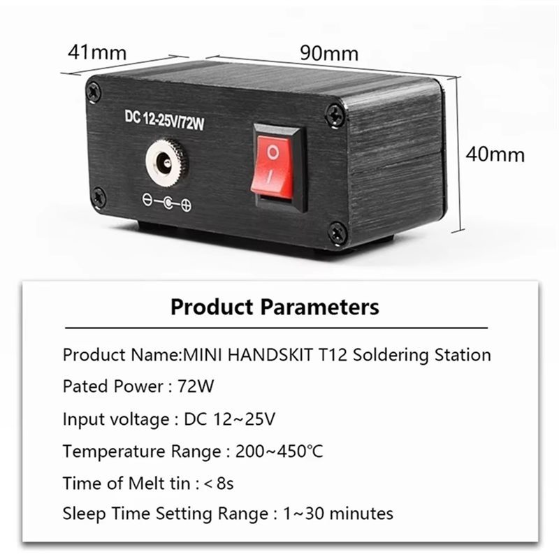 Estação de Soldagem Portátil A - Soldering Station T12 Oled avaliação e preço
